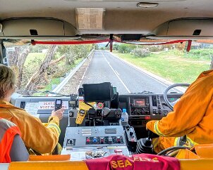 Tree down, Blewitt Springs from Blewitt Springs CFS