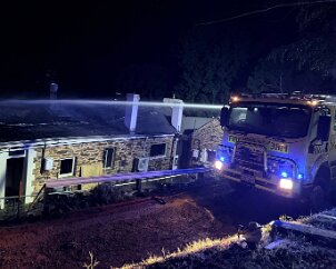House fire, Clarendon from Coromandel Valley CFS