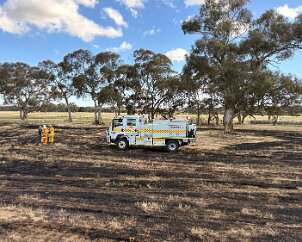 Grass fire, Kapunda from Kapunda CFS