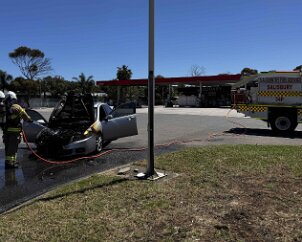 Car fire, Bolivar from Salisbury CFS
