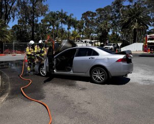 Car fire, Bolivar from Salisbury CFS