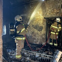 Structure fire, Noarlunga Downs from Morphett Vale CFS