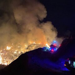 Rubbish fire, Strathalbyn from Strathalbyn CFS