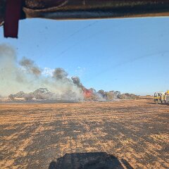 Grass and scrub fire, Warooka from Edithburgh CFS