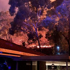 Scrub fire, Macclesfield from Littlehampton CFS