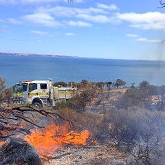 Fire, Deep Creek from Loftus RFS