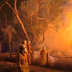 Scrub fire, Macclesfield from Macclesfield CFS