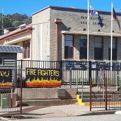 Deep Creek fire from Yankalilla CFS