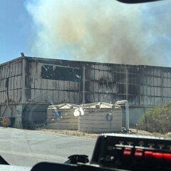 Shed fire, Monash from Barmera CFS