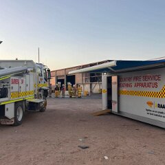 Shed fire, Monash from Barmera CFS