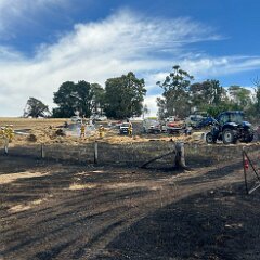 Grass fire, Eden Valley from John Richardson