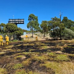 Grass fire, McLaren Vale from McLaren Vale CFS