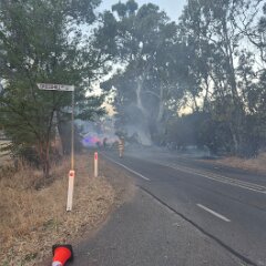 Scrub fire, One Tree Hill from One Tree Hill CFS