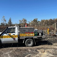 Grass fire, Blanchetown from Truro CFS