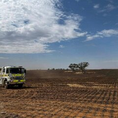 Grass fire, Truro from Truro CFS
