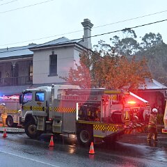 Structure fire, Bridgewater from Ashley Hosking, CFS Promotions Unit