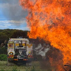 Hazard reduction burn, Edithburgh from Edithburgh CFS