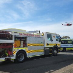 Helicopter landing site, Sheaoak Log from Nuriootpa CFS