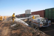 Grass fire, Nantawarra