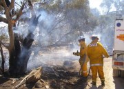 Scrub / grass fire, Rockleigh