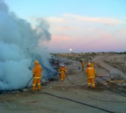 Dump fire, Goolwa