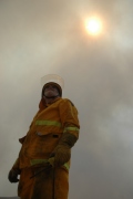 Scrub fire, D'Estrees Bay, KI