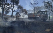 Grass fire, Mount Barker