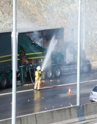 Truck fire, Crafers