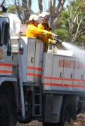 Grass fire, Monarto