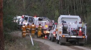 Vehicle, acetylene and scrub fire, Basket Range