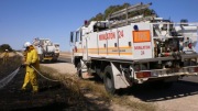 Grass fire, Brentwood