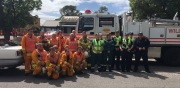 Road safety demo, Willunga