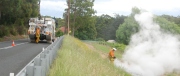 Grass fire, Summertown