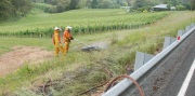 Grass fire, Summertown