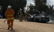 Car fire, Paracombe