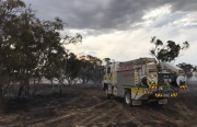 Grass and scrub fire, Monarto South