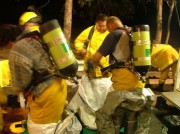 Crews prepare for Hazmat incident at Bordertown