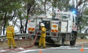 Crews at Celand burn off
