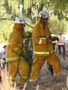 Firefighters at Oakbank