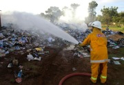 Shed fire - Murray Bridge