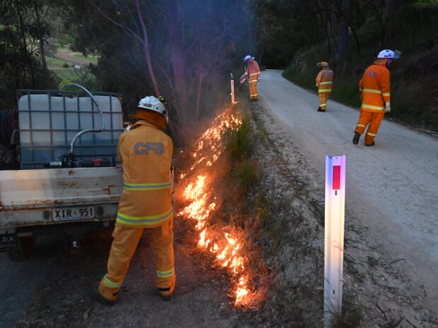 Burn Off, Basket Range. 4th November 2024