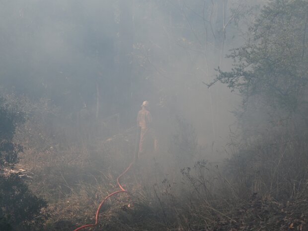 Scrub Fire, Basket Range. 22nd May 2025