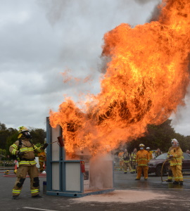 Breathing apparatus and structure fire training