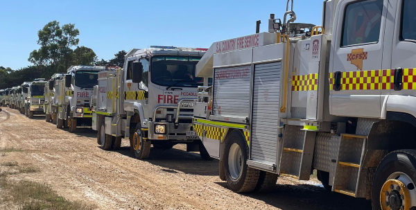 A Strike Team waiting deployment