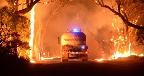 Bush Fires on Kangaroo Island