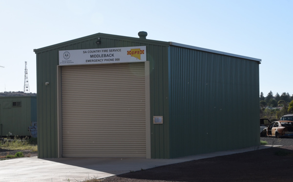 Middleback Station vehicle bay