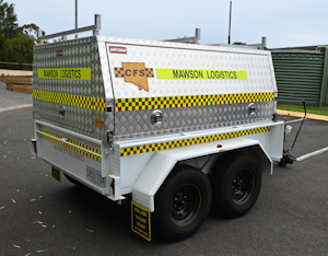 Mawson Logistics Trailer