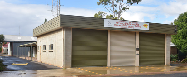 Spencer Group base - at Crystal Brook Station