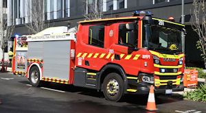 A Pumper appliance, based at Headquarters Station