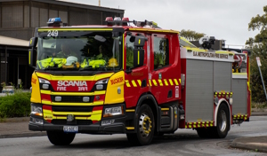 A Pumper / Rescue appliance, based at Woodville